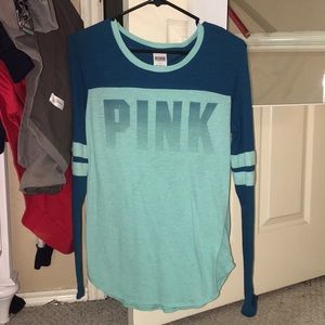 Pink blue sweater, SMALL
